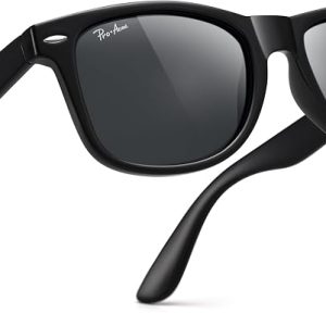 Pro Acme Polarized Sunglasses for Men and Women, UV Protection Retro Classic Fishing Driving Square Sun Glasses