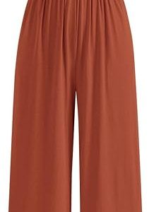 PRETTYGARDEN Jumpsuits for Women Dressy Casual Romper Vacation Outfits 2026 | Crewneck, Wide Leg Jumpsuits, Cute Jumpers, Business Casual, Date Night, Summer One Piece Teacher Outfits