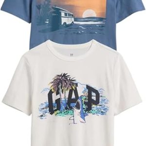 GAP Boys' Short Sleeve Graphic Tee 2-Pack