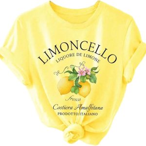 SOLY HUX Women's Lemon Shirts Short Sleeve Graphic Tees Summer T-Shirt | Crew Neck Tops, Vacation
