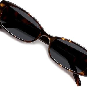 VANLINKER Trendy Small Polarized Rectangle Sunglasses for Women Men VL9787 | Retro 90s Shades for everyday Outfits