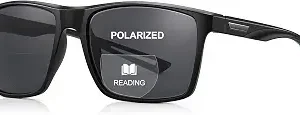 EYEGUARD Polarized Bifocal Reading Sunglasses for Men Women,Sports Driving Sun Readers Outdoor Reading Glasses