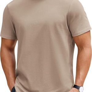 COOFANDY Mens T-Shirts 100% Cotton Crewneck Short Sleeve Tees Casual Plain Shirts
