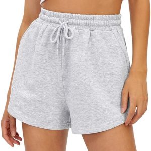 AUTOMET Womens Sweat Shorts with Pockets Casual Summer Comfy Lounge Shorts | Y2K Preppy Stuff,Beach Vacation Travel,Cotton Lounge Pajama Shorts,Athletic Workout Summer Outfits