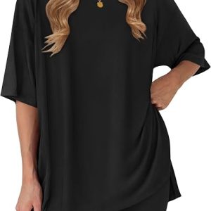 RUBZOOF Women 2 Piece Lounge Sets Summer Outfits Shorts Set | Matching Clothing Sets, Two Piece Travel Outfits, Short Sleeve Oversized T Shirts, Biker Shorts