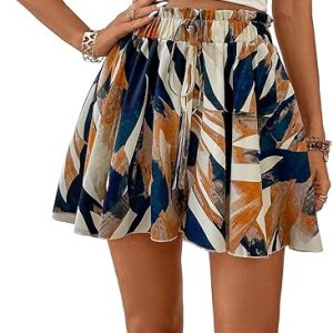 BEAUDRM Women's Flowy Summer Shorts High Waisted Dressy Shorts Beach Outfit | Linen Shorts for Women, Casual Shorts, Vacation Outfits, Cruise Outfits