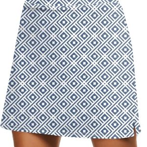 Ekouaer Women's Active Performance Skort Lightweight Skirt for Golf Tennis | Built-in Shorts, A Line, High Waisted, Tummy Control, Pickleball, Running, Workout, Sports, Skorts for Woman