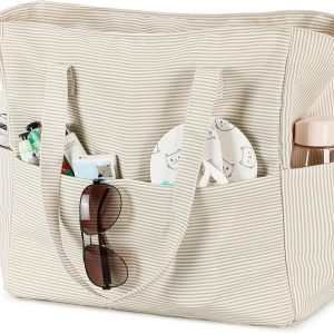 Bluboon Waterproof Beach Tote Pool Bags for Women Ladies Extra Large Carry On Bag With Wet Compartment for Weekender Travel