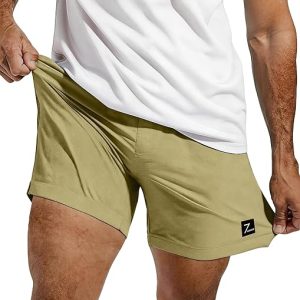 Comdecevis Men's Athletic Shorts 7 Inch Lightweight Quick Dry Stretch Casual Gym Running Shorts