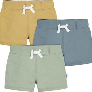 Gerber Baby & Toddler Boys 3-Pack Pull-On Knit Shorts