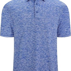 Alex Vando Mens Golf Shirt Moisture Wicking Quick-Dry Short Sleeve Polo | UPF40,Soft & stretch,Sweat resistant,Multi-scene sports & office apparel